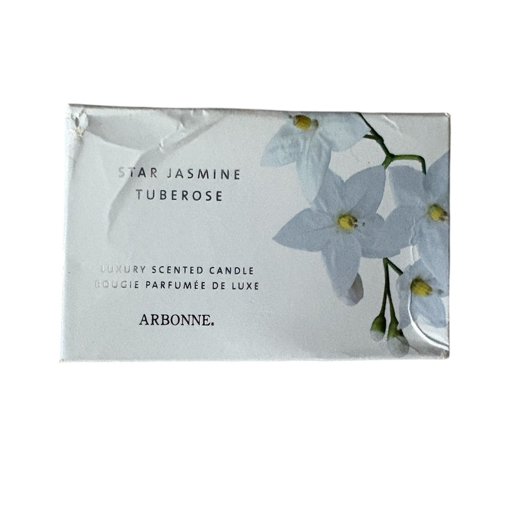 Arbonne Star Jasmine Tuberose Three-Wick Candle NEW
